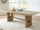 Signature Design by Ashley® Crendlin Light Brown Rectangular Dining Room Extendable Table-1