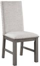 Homelegance® Gresham Gray Side Chair-0