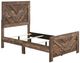Homelegance® Corbin Rustic Brown Twin Panel Bed-3
