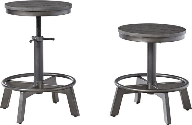 Signature Design by Ashley® Torjin Gray Counter Stool-2