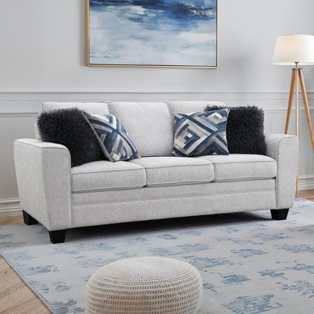 Furniture of America® Enea Light Gray Sofa-1