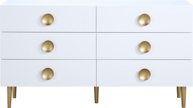 Meridian Furniture Zayne White Dresser-2