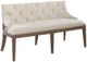 Liberty Furniture Americana Farmhouse Beige/Dusty Taupe Upholstered Shelter Dining Bench-0