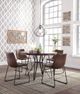 Signature Design by Ashley® Centiar 5-Piece Gray/Two-tone Brown Counter Height Dining Room Table Set-3
