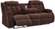Signature Design by Ashley® Observation Chocolate Power Reclining Sofa with Drop Down Table-2