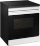 Samsung Bespoke 30" White Glass Slide-In Induction Range-2