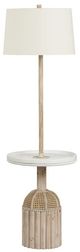 Crestview Collection Rafferty Beige Floor Lamp-0