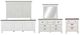 Liberty Furniture Allyson Park 4-Piece Charcoal/Wirebrushed White California King Panel Bedroom Set-0