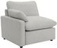 Coaster® Collins 5-Piece Gray Power Reclining Curved Sectional-4