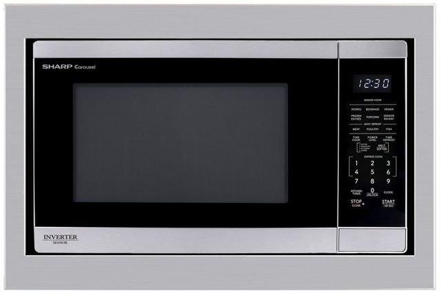 Sharp® 24" Built-in Microwave Oven Trim Kit-2