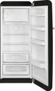 Smeg 50's Style 24" 9.5 Cu. Ft. Matt Black Compact Refrigerator-1