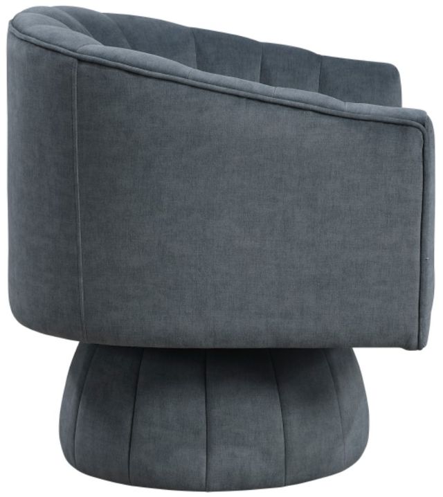 Homelegance® Bristol Dark Gray Swivel Chair-3