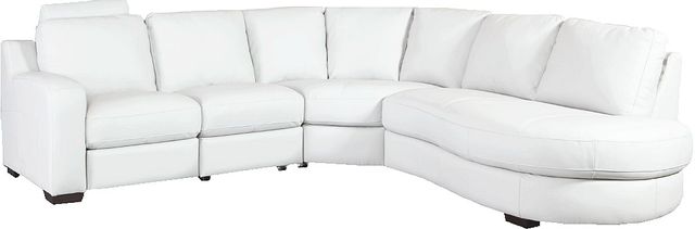 Palliser® Furniture Customizable Flex 5-Piece Right Arm Facing Curved Sectional and Bumper-0