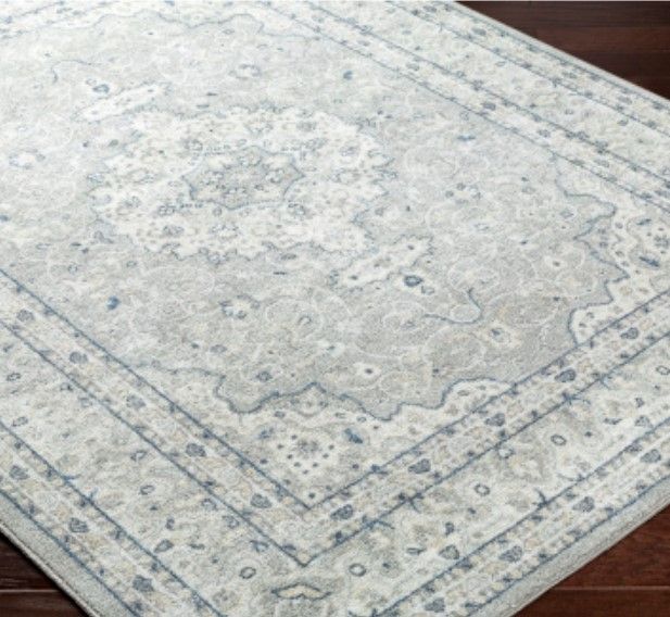 Surya Hera Gray/White 4'x6' Area Rug-2