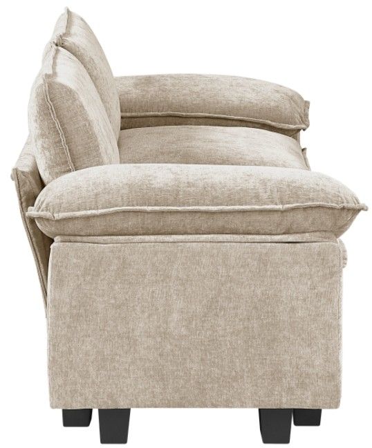 Homelegance® Dublin Taupe Loveseat-3