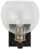 Uttermost® Kent Edison Antique Brass/Matte Black 1-Light Sconce-3