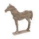 A & B Home Natural Standing Horse Accent-1