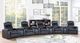 Coaster® Cyrus 9-Piece Black Home Theater Seating Set-1