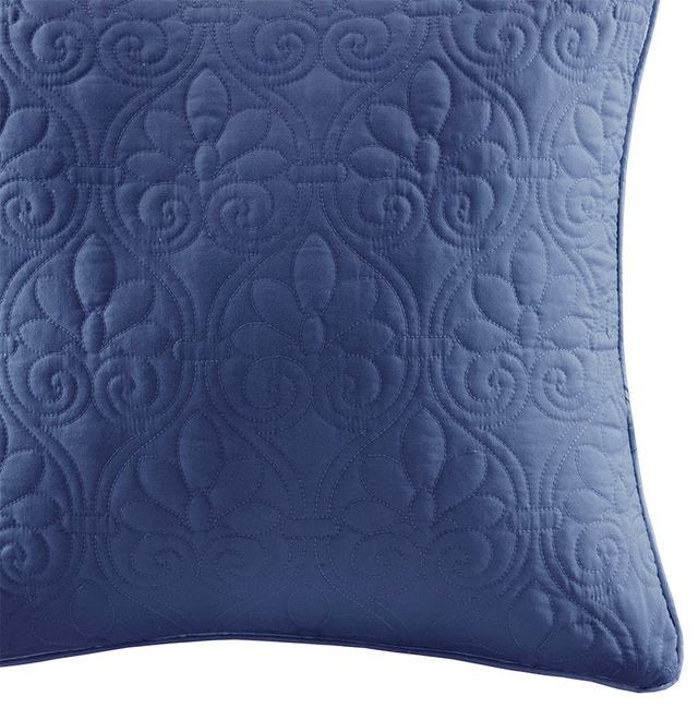Olliix by Madison Park Quebec 2 Yellow 20"x20" Quilted Square Pillow Pair-1