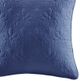 Olliix by Madison Park Quebec 2 Yellow 20"x20" Quilted Square Pillow Pair-1