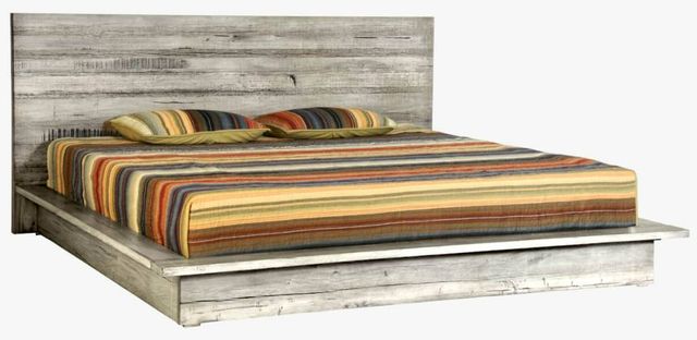 Napa Furniture Design Renewal Weathered Natural Driftwood Queen Bed-0