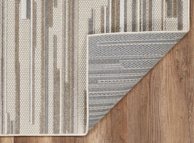 KAS Rugs Calla Gray Denni 5'x7' Area Rug-3