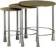 Coaster® Deja 3-Piece Natural Nesting Tables with Gunmetal Leg-0