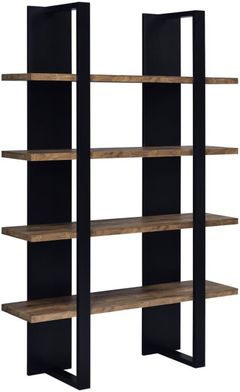 Coaster® Danbrook Black/Aged Walnut Bookcase
