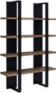 Coaster® Danbrook Black/Aged Walnut Bookcase-0