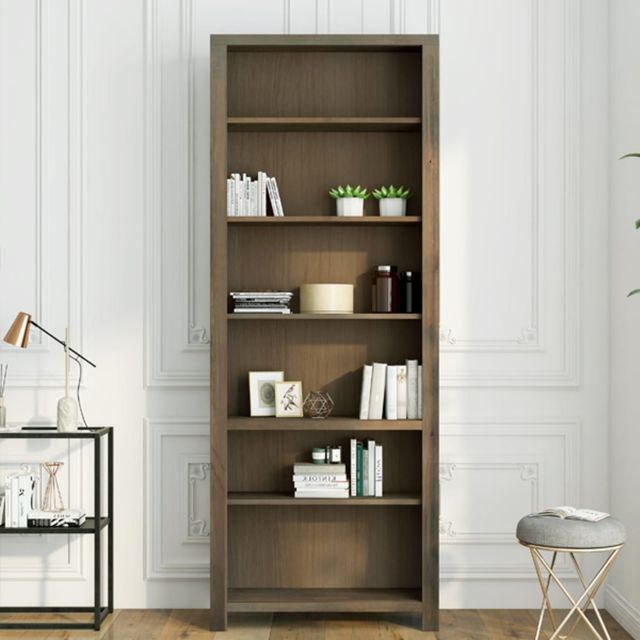 Legends Home Joshua Creek Barnwood 84” Bookcase-1