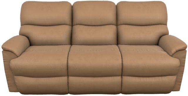 La-Z-Boy® Trouper Fawn Power Reclining Sofa with Headrest-1