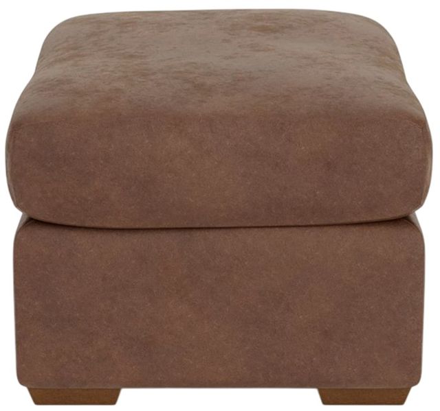 Flexsteel® Blanchard Brown Silt Ottoman-2