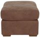 Flexsteel® Blanchard Brown Silt Ottoman-2