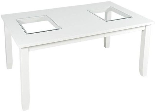 Jofran Inc. Urban Icon White Extension Dining Table-3