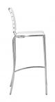 Zuo® Criss Cross White Set of 2 Bar Chair-1