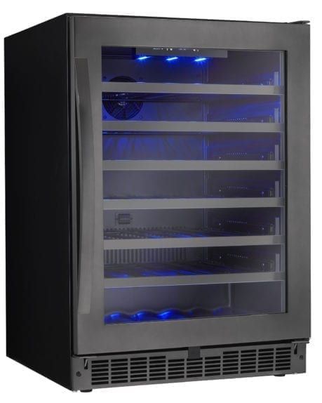 Silhouette Select® Sydney 5.6 Cu. Ft. Black Stainless Steel Wine Cooler-3