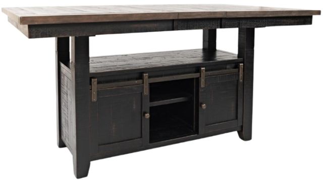Jofran Inc. Madison County 7-Piece Vintage Black 42" Dining Set-2