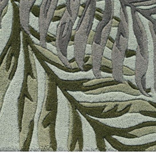 KAS Rugs Cove Seafoam Ferns 5'x8' Area Rug-3
