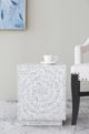 A & B Home Gray Accent Stool-2