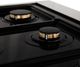 ZLINE Autograph Edition 30" Satin Stainless Steel Pro-Style Dual Fuel Range with Electric Convection Oven and White Matte Door-4