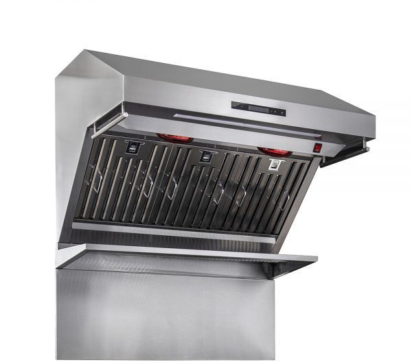 FORNO® Alta Qualita 36" Stainless Steel Wall Mounted Range Hood-2