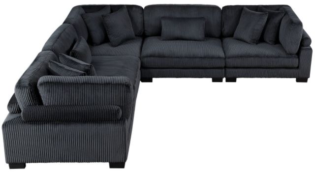 Homelegance® Traverse 5-Piece Black Modular Sectional-1