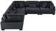 Homelegance® Traverse 5-Piece Black Modular Sectional-1