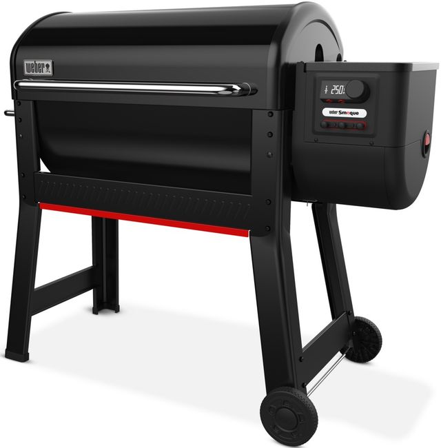 Weber® Smoque™ XL 51" Black Wood Pellet Smoker-3