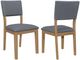Coaster® Sharon Blue/Brown Upholstered Dining Side Chair-2
