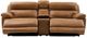 Steve Silver Co. Gatlin 3-Piece Brown Leather Dual-Power Reclining Loveseat-4