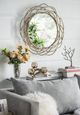 A & B Home Green/Red Protea Stem-4