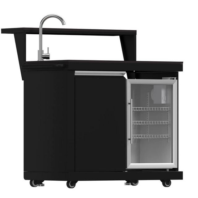 FORNO® Alta Qualita 5 Burner 176" Black Outdoor Kitchen Kit-5