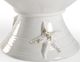 Wildwood Lamps Seaspice White Glaze Pedestal Bowl-2