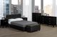 Titus Furniture Espresso 39" Twin Platform Bed-1